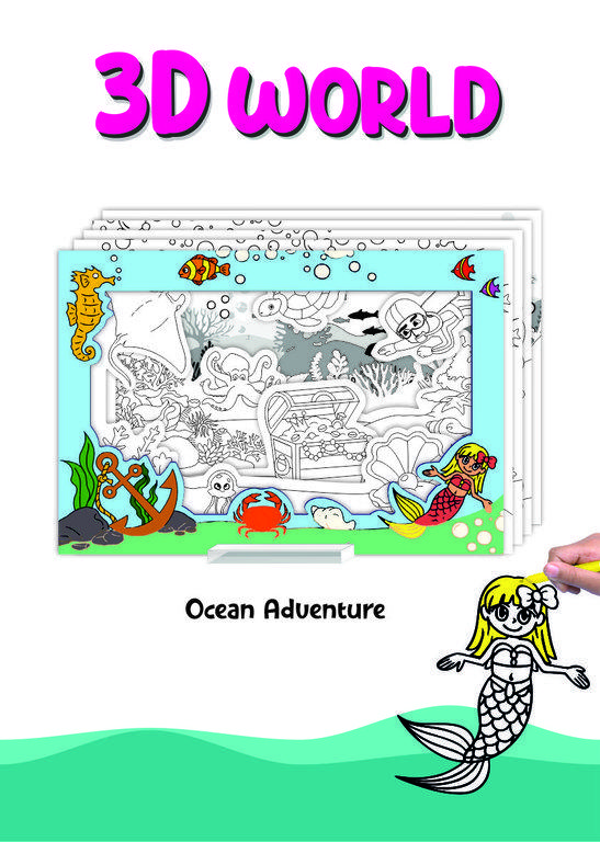 3D Scene | Jungle & Ocean Adventure